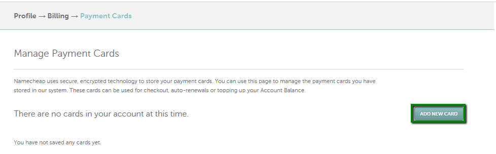 Select Add New.