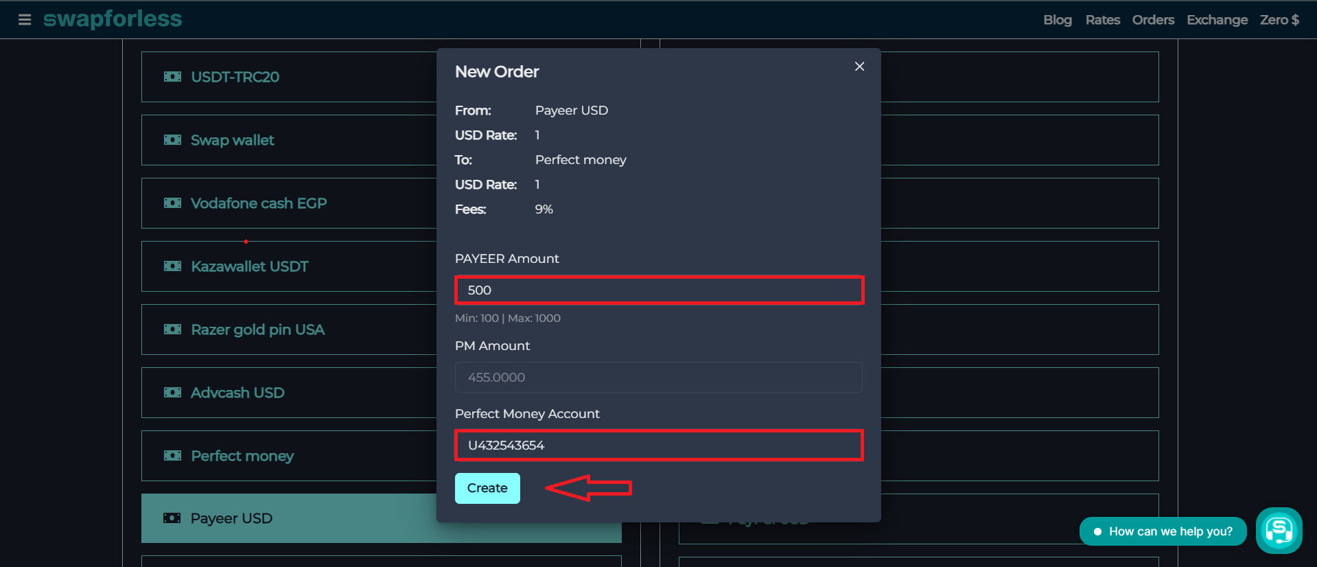 كيفية التحويل من بايير إلى بيرفكت موني 