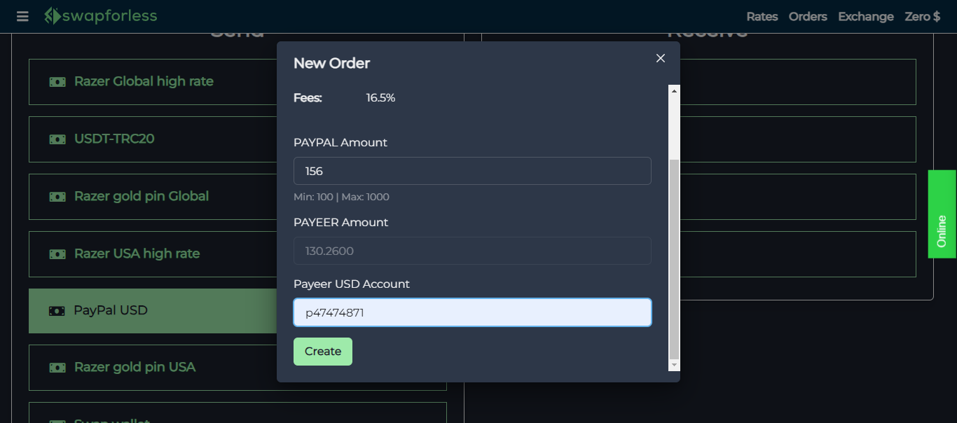 آلية التحويل من PayPal إلى Payeer