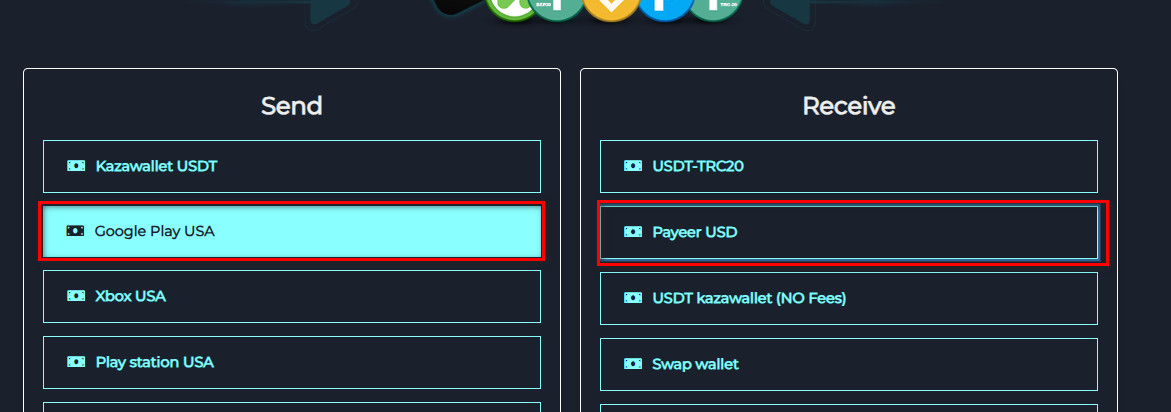 Steps to exchange Balance from Google Play to Payeer USD