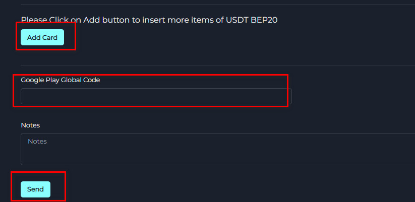 Steps to Exchange Google Play Balance to USDT-BEP20 via Swapforless