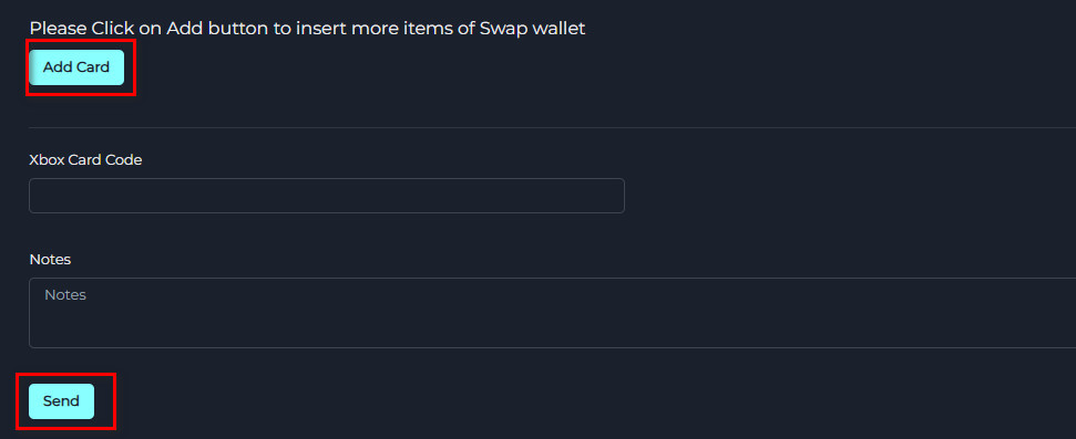 Steps to Exchange Balance from Xbox USA to Swap Wallet via Swapforless