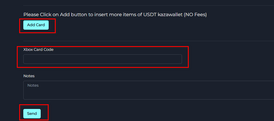 How to Exchange balance from Xbox USA to USDT via Kazawallet on Swapforless