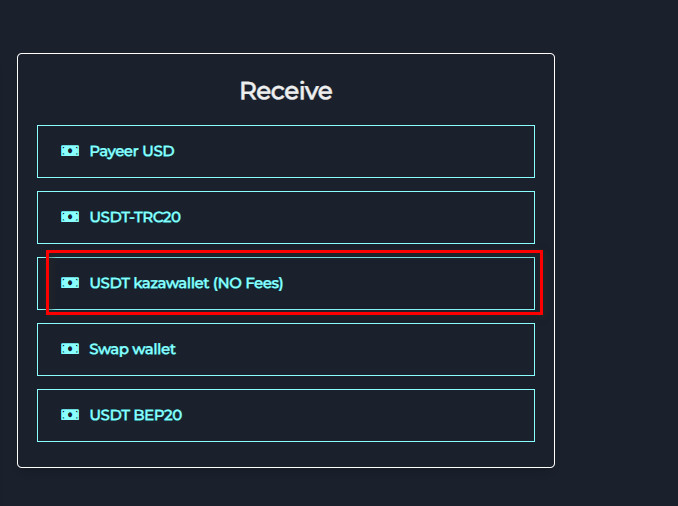 USDT Kazawallet