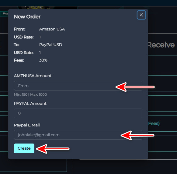 What Are the Steps to Exchange Amazon USA Balance to PayPal USD on Swapforless?