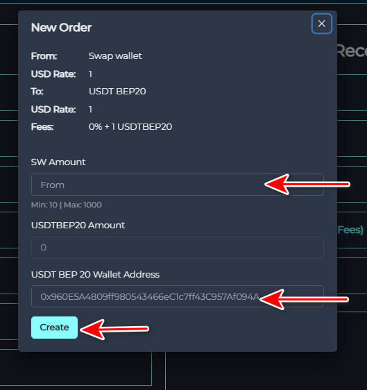 What Are the Steps to Exchange Swap Wallet Balance to USDT-BEP20?