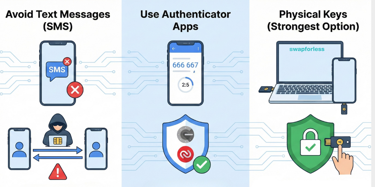 What Is Two-Factor Authentication (2FA) and Why Is SMS Not Recommended?