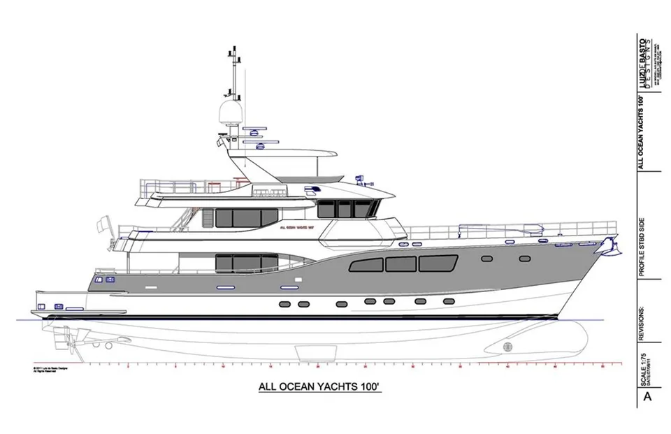 All Ocean Tri- Deck Explorer Yacht