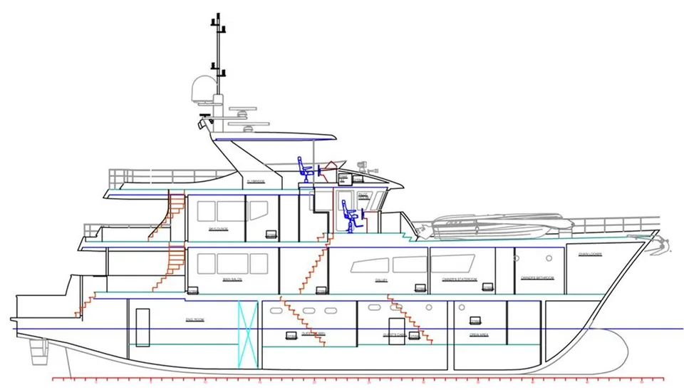 All Ocean Tri- Deck Explorer Yacht