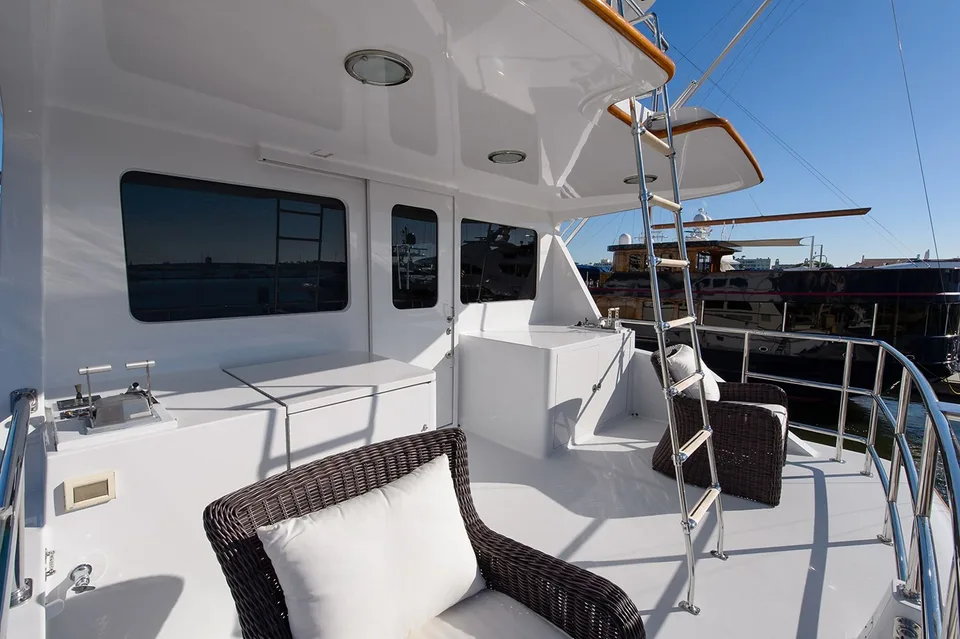 Burger Boat Company Enclosed Bridge Sportfish