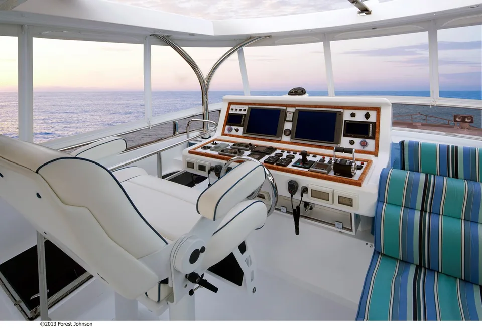 Johnson FLYBRIDGE w/FISHING COCKPIT