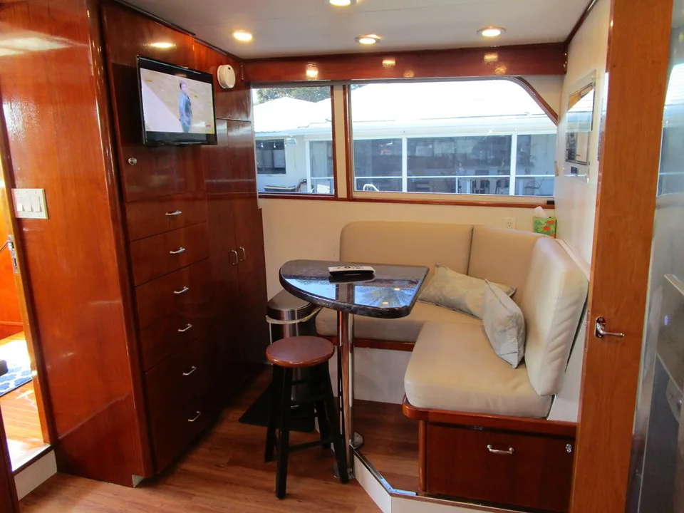 Burger Boat Company Flush Deck with Flybridge