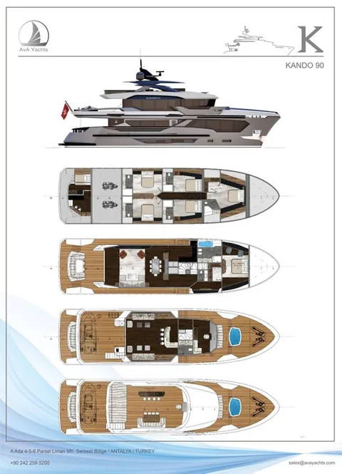 Ava KANDO 90 Explorer Superyacht