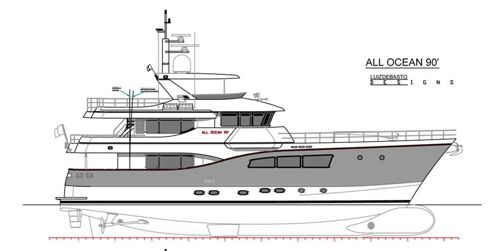 All Ocean Tri - Deck Explorer Yacht