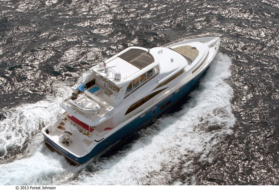 Johnson FLYBRIDGE w/FLYBRIDGE FISHING COCKPIT
