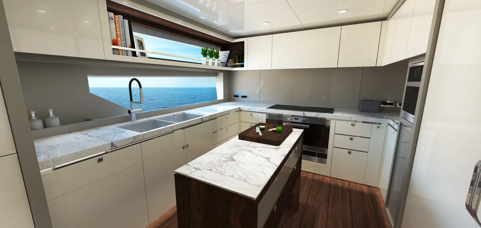 Johnson Motor Yacht w/FB  w/On-Deck Master