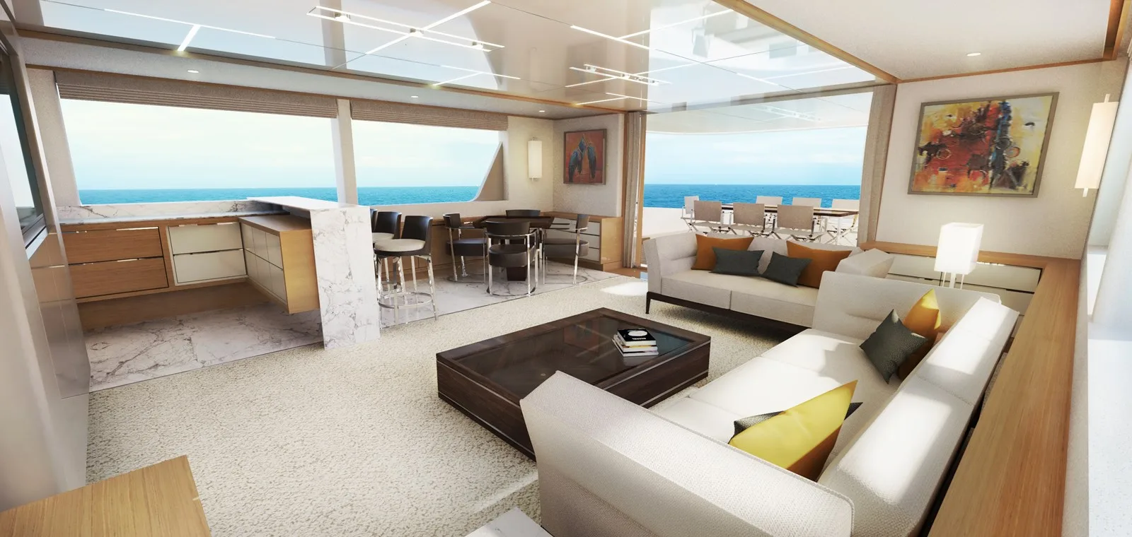 Johnson Motor Yacht w/FB  w/On-Deck Master