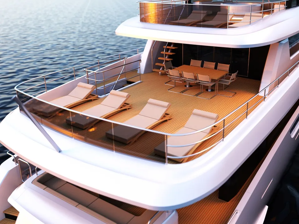 Johnson Motor Yacht w/FB  w/On-Deck Master