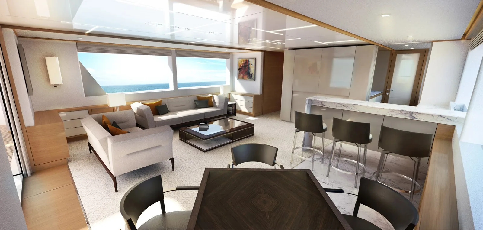 Johnson Motor Yacht w/FB  w/On-Deck Master