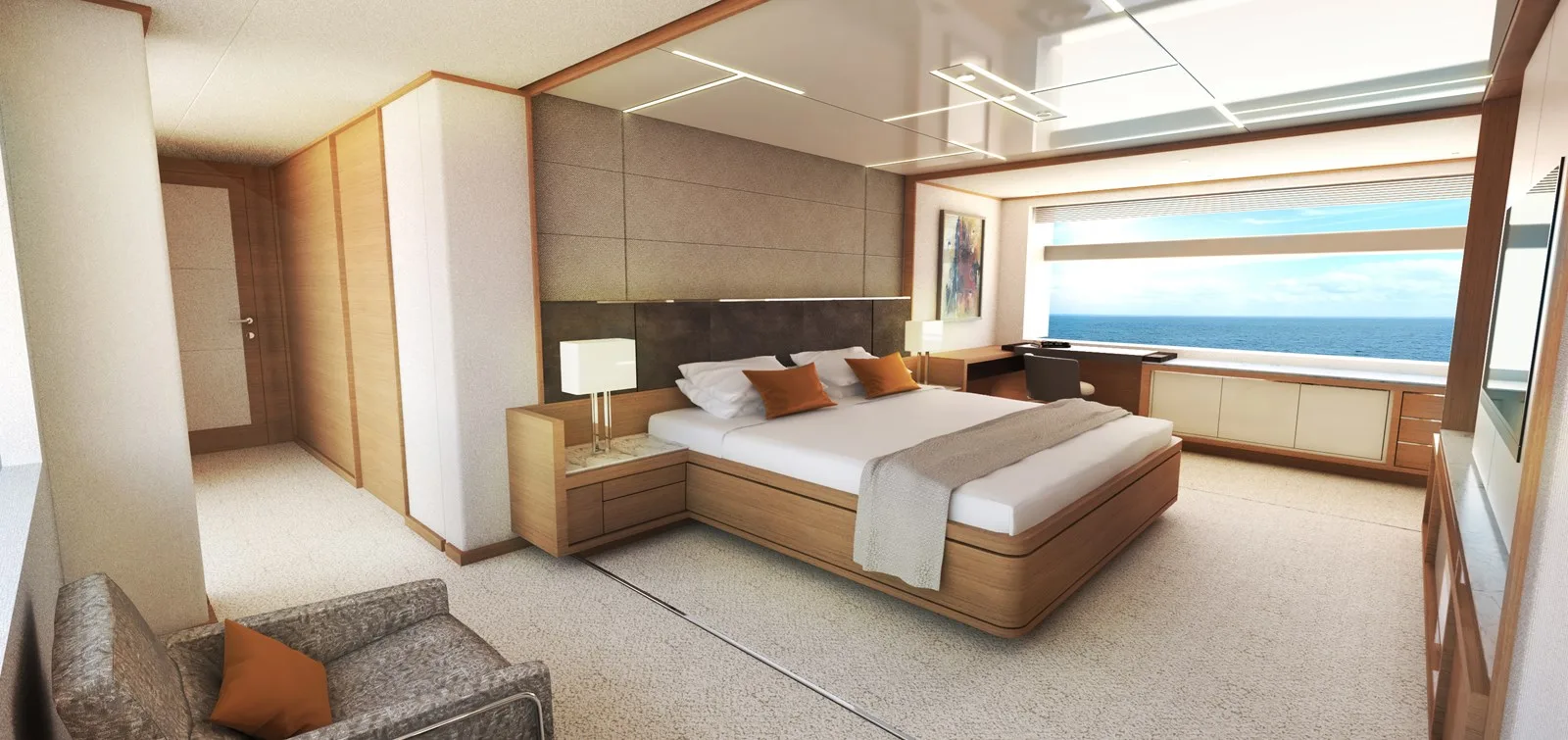 Johnson Motor Yacht w/FB  w/On-Deck Master