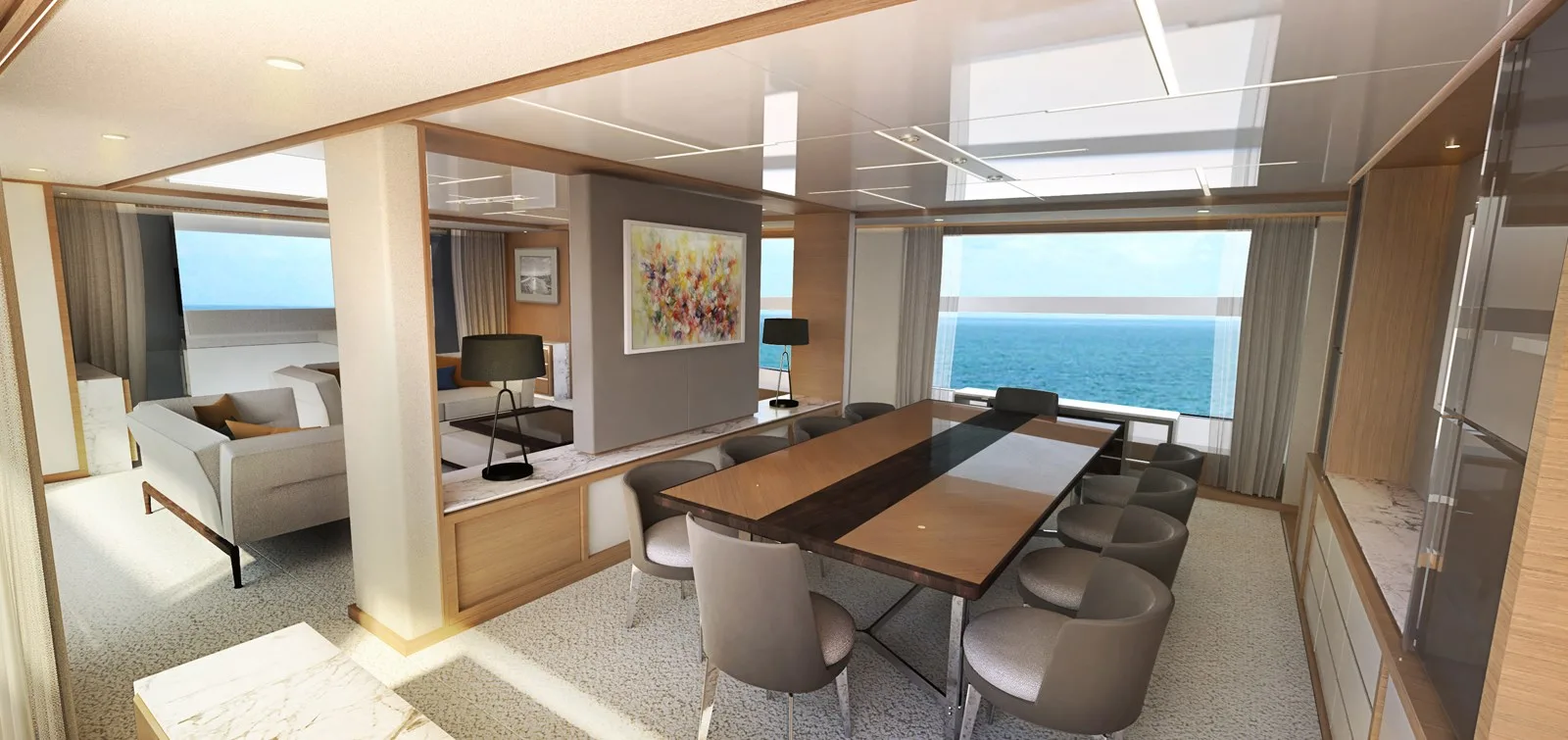 Johnson Motor Yacht w/FB  w/On-Deck Master