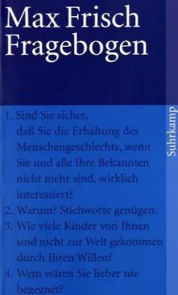 Cover of Fragebogen