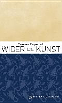 Cover of Wider die Kunst