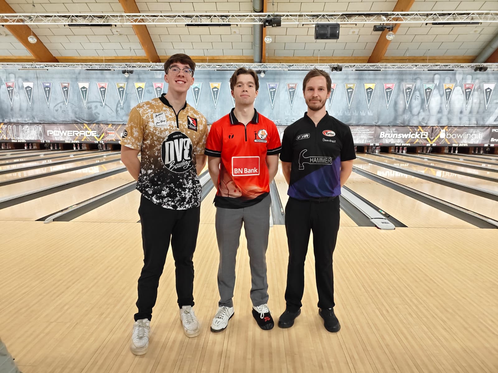 Top 3 of the squad 10 | Picture credit: Brunswick Ballmaster Open