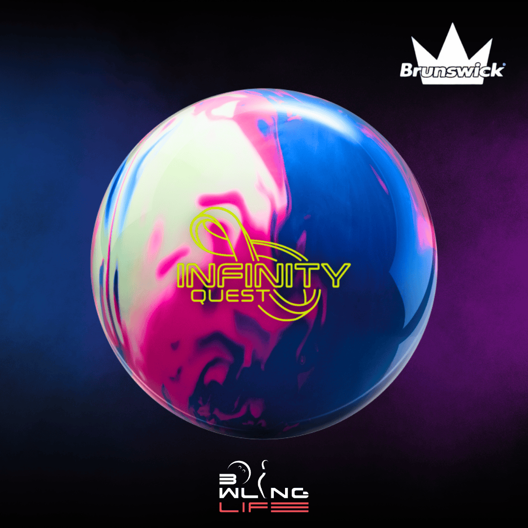 Brunswick Infinity Quest bowling ball with HK22C EVO Solid coverstock and Infinity Core
