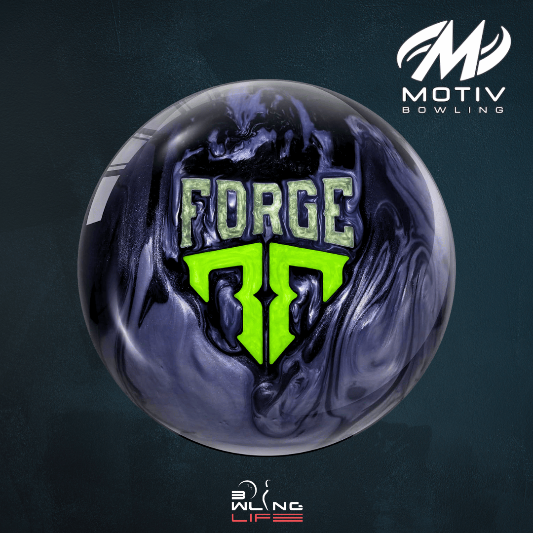 Motiv Steel Forge bowling ball with Propulsion MXV Pearl cover and Detonator symmetric core