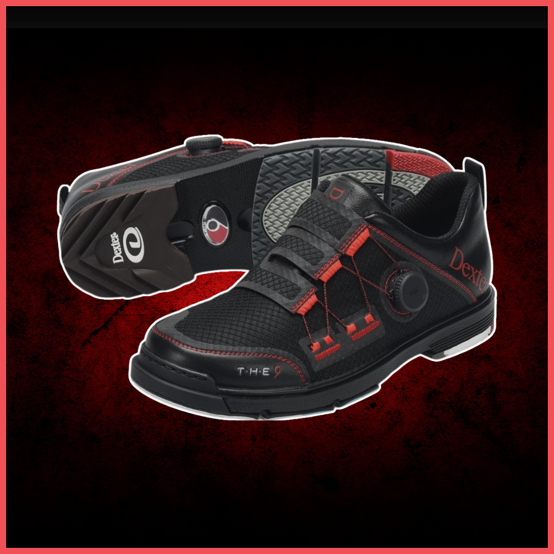 Dexter THE 9 Stryke BoA convertible men's bowling shoes 2025 for left or right-handed bowlers