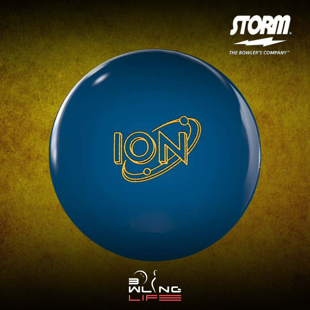 Storm Ion Pro Solid bowling ball with TX-16 cover and Power Edge finish