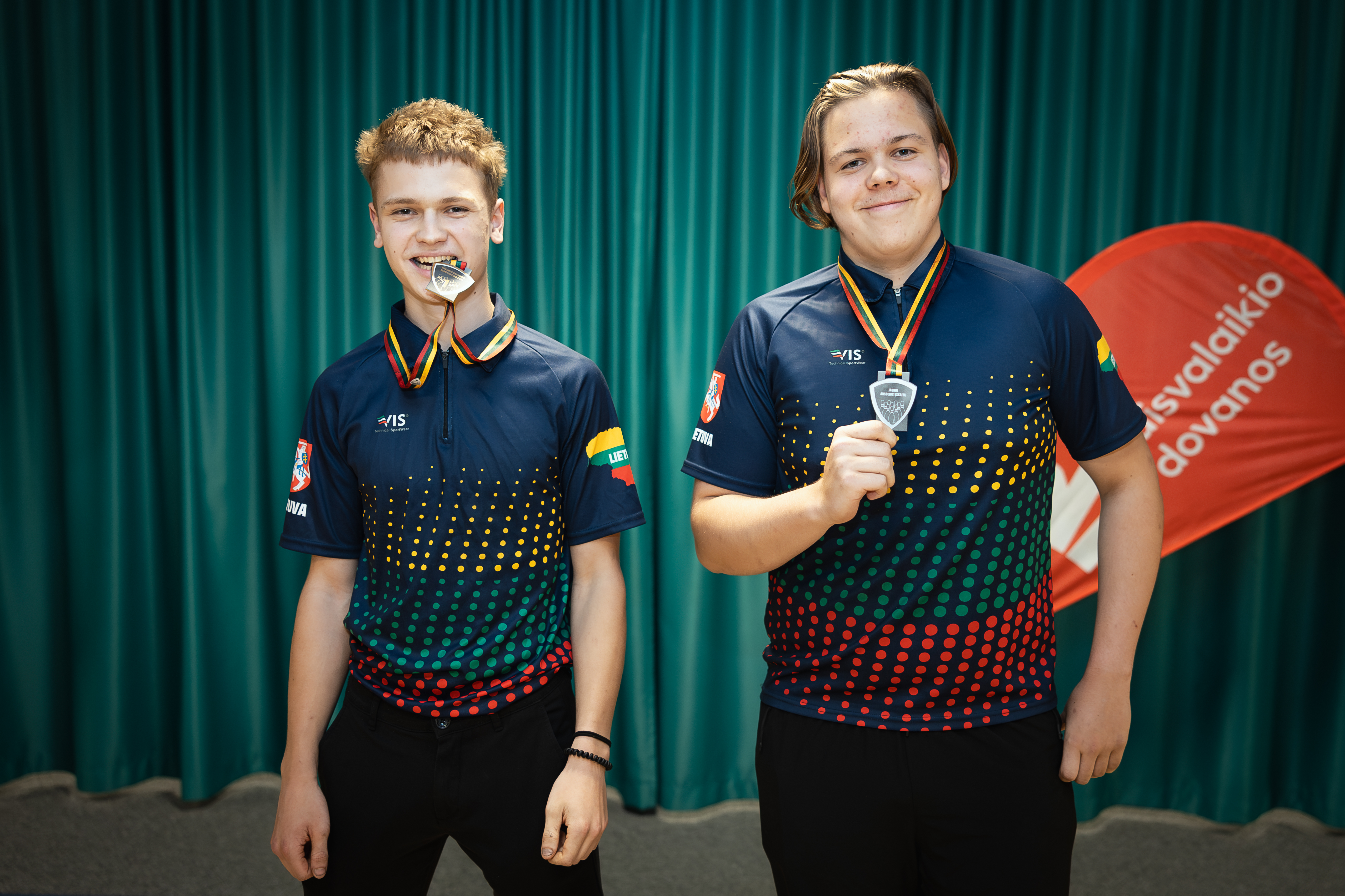 Youth Division Winners at Lithuanian Bowling Championships