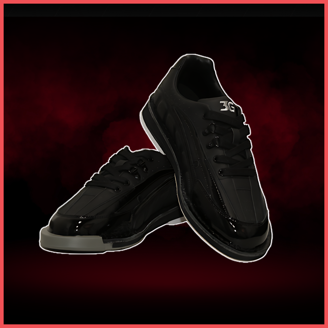 3G Tour Black premium bowling shoes 2025 used by pros like Jason Belmonte