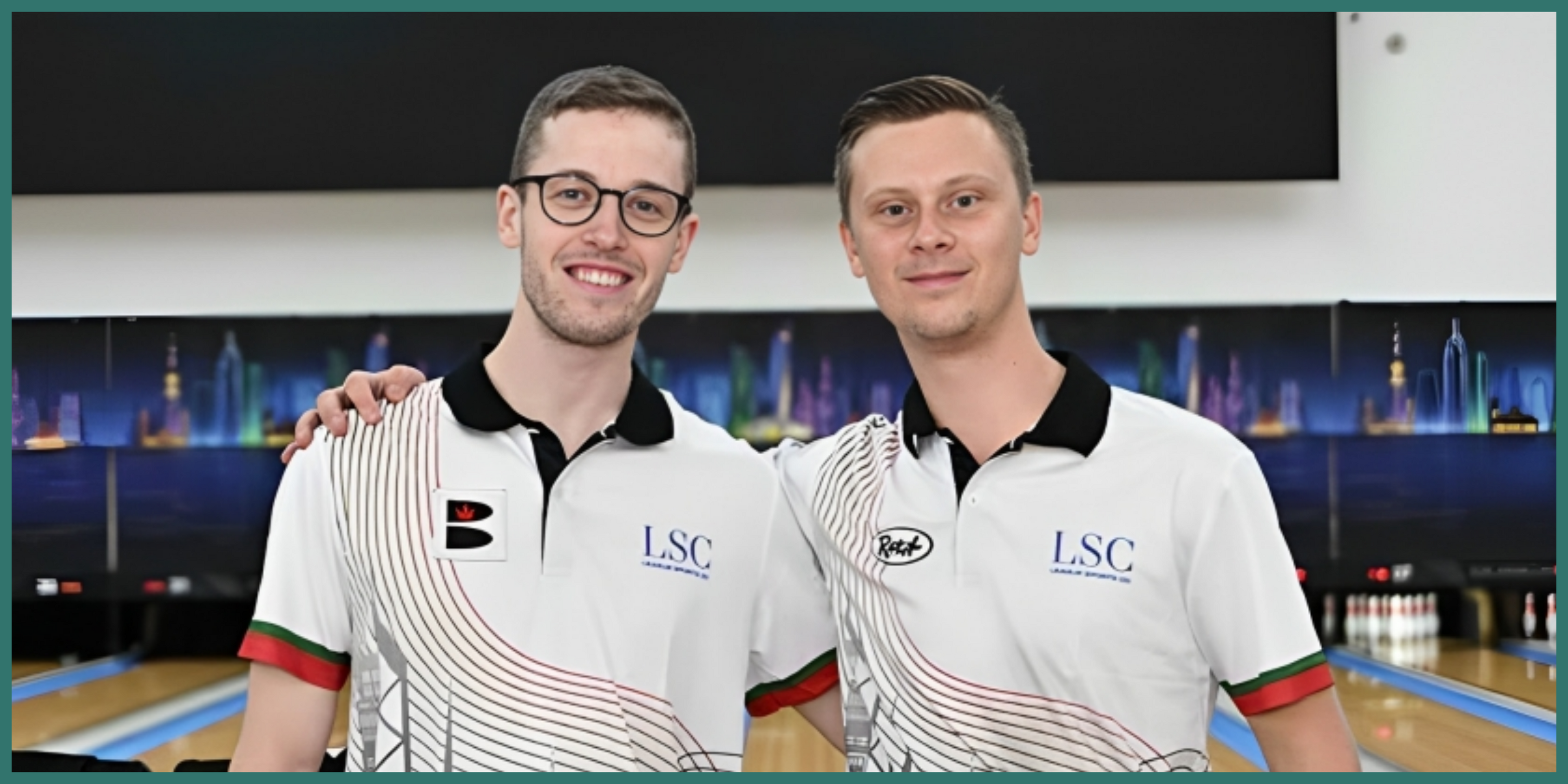 Finalists of 14th Kuwait International Open - Pontus Andersson and William Svensson