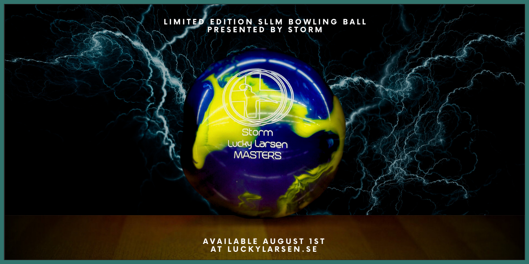 Limited edition Storm Lucky Larsen Masters Bowling Ball Presented By Strom Products