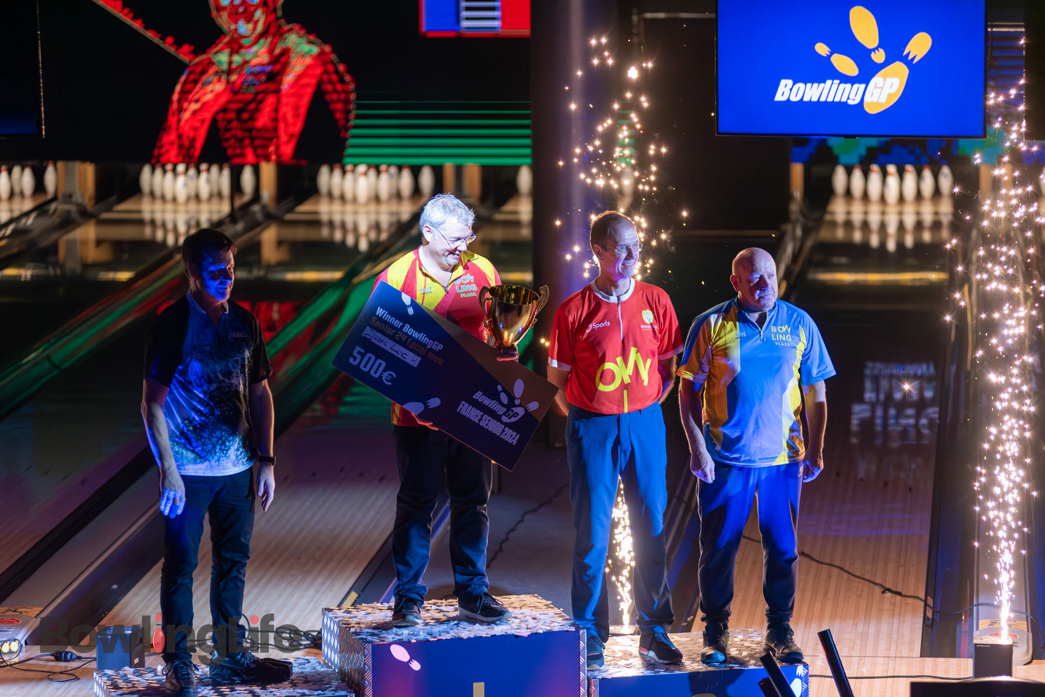 Local Men's division winners BowlingGP France Senior 2024