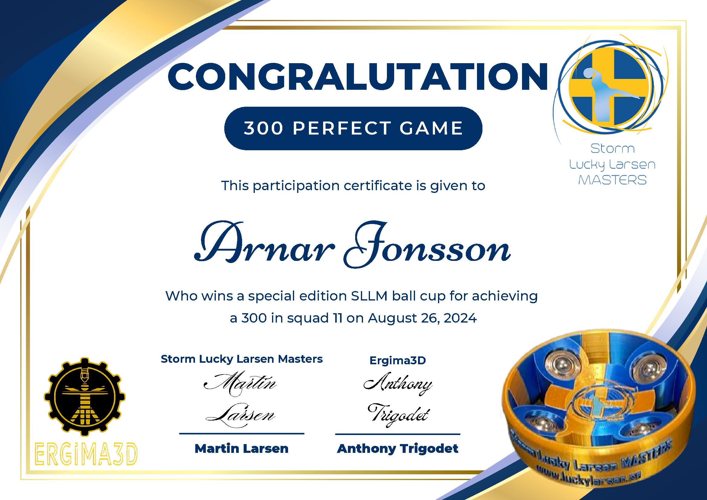 Ergima3D Ball Cup For Storm Lucky Larsen Masters 2024