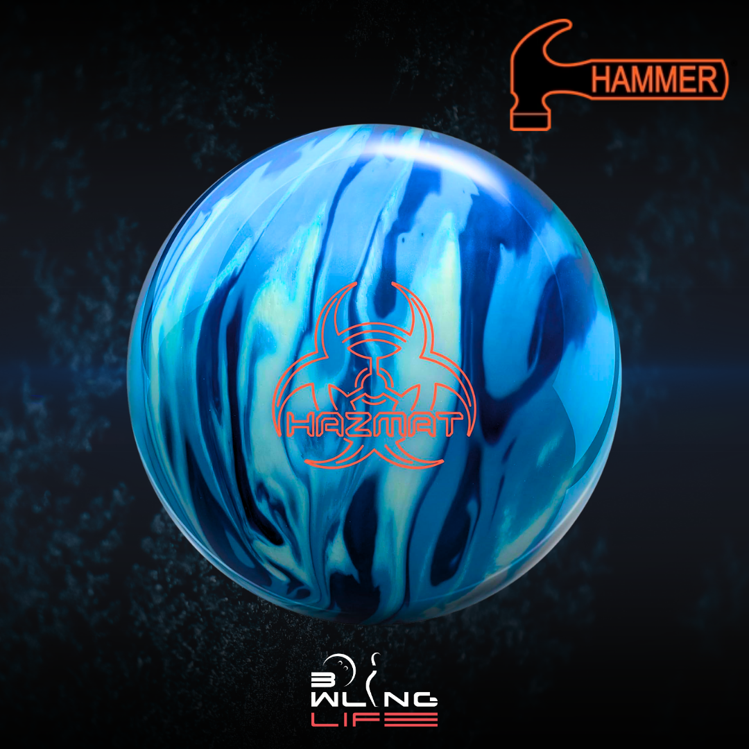 Hammer Hazmat Pearl bowling ball with HK22 Semtex Pearl coverstock and symmetric Hazmat core review