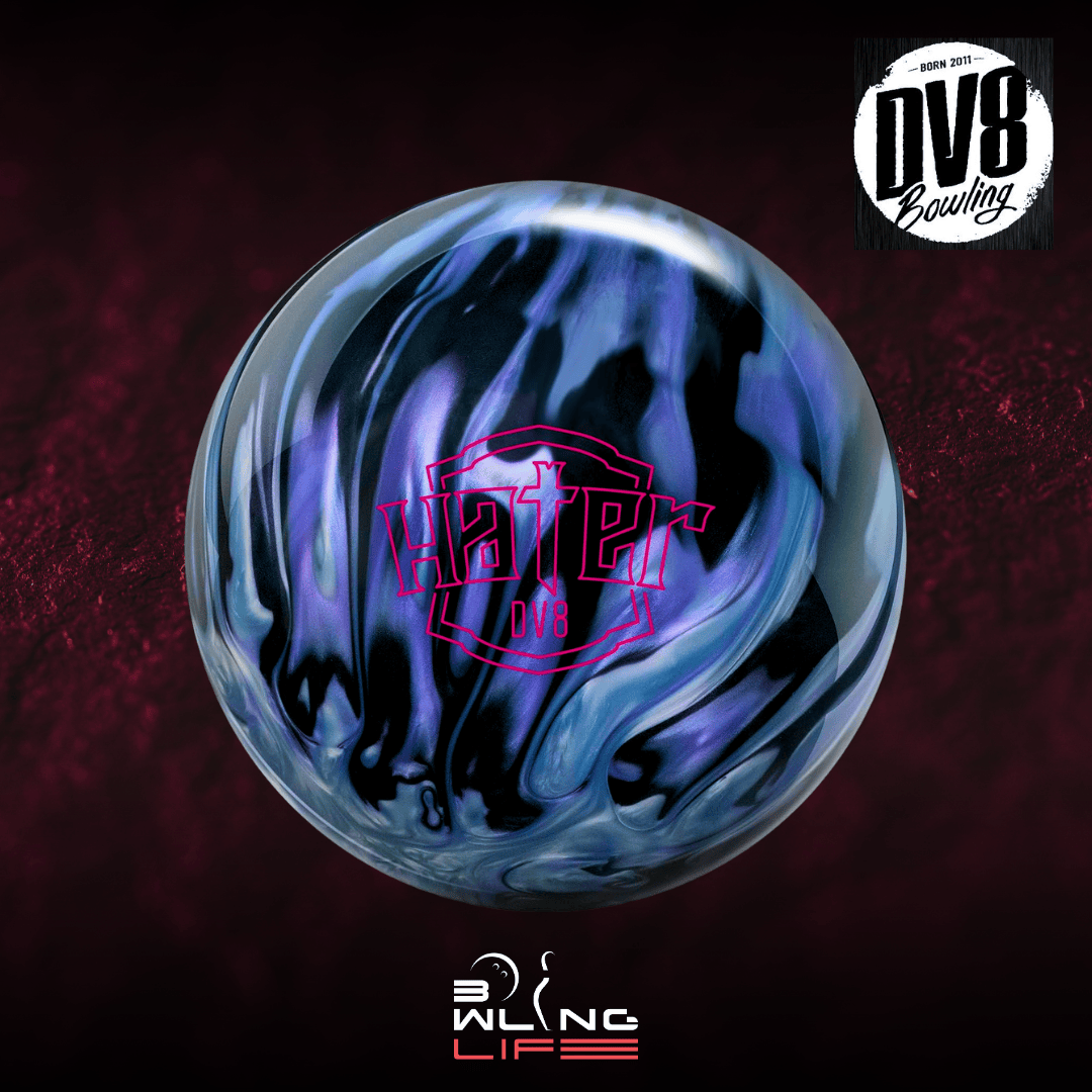 DV8 Hater Pearl bowling ball with HK22C Havoc Pearl coverstock and asymmetric Hater core review