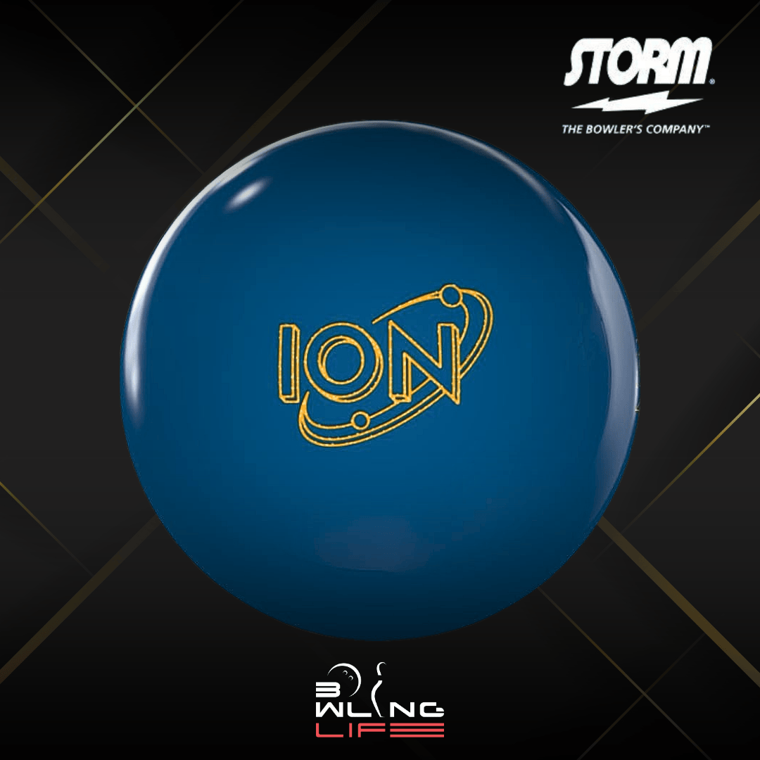Storm Ion Pro Solid bowling ball with TX-16 cover and Power Edge finish