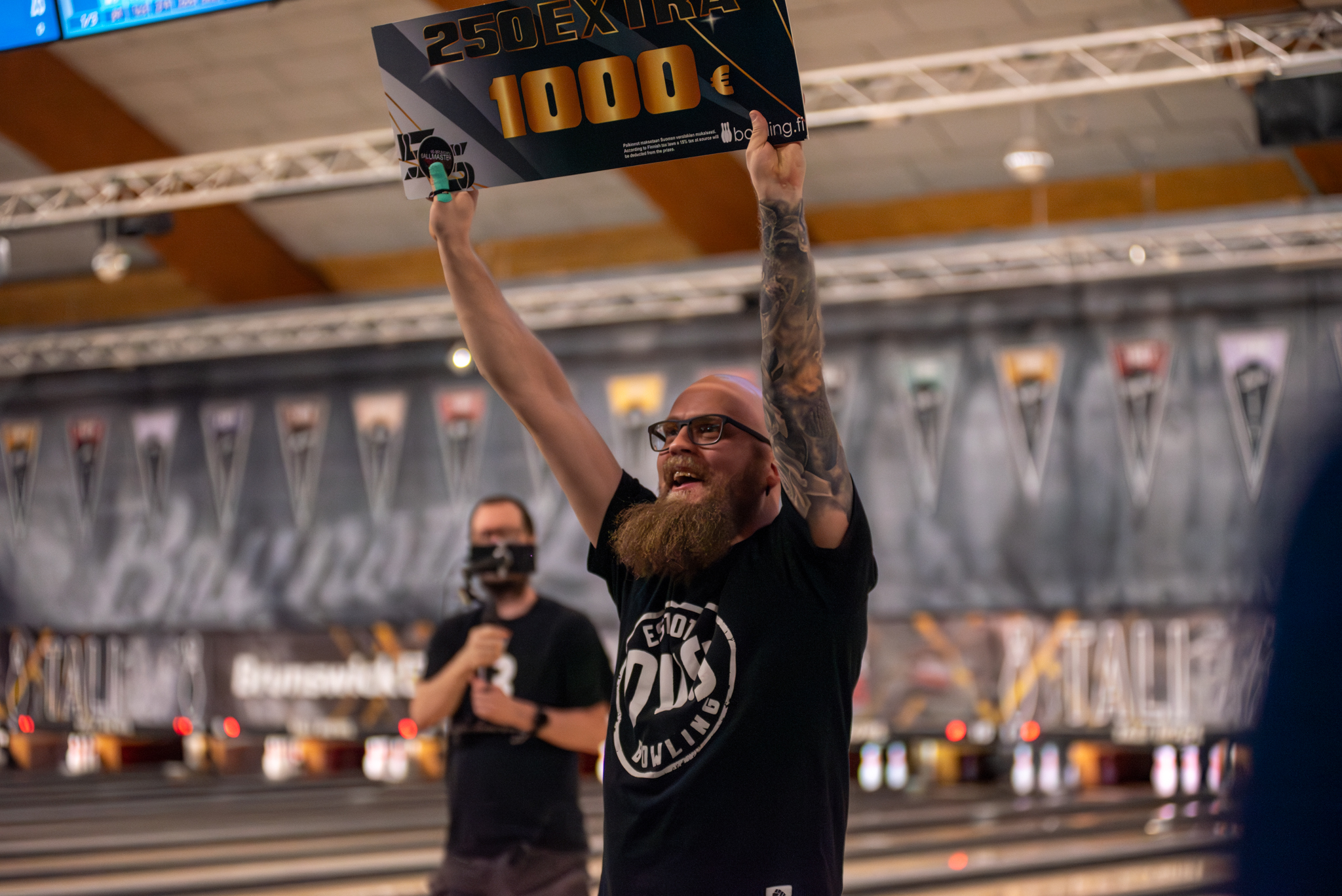 Miikka Vaarala triumphed in the 250eXtra event at the 55th Brunswick Ballmaster Open, securing a €1000 prize for his outstanding performance.