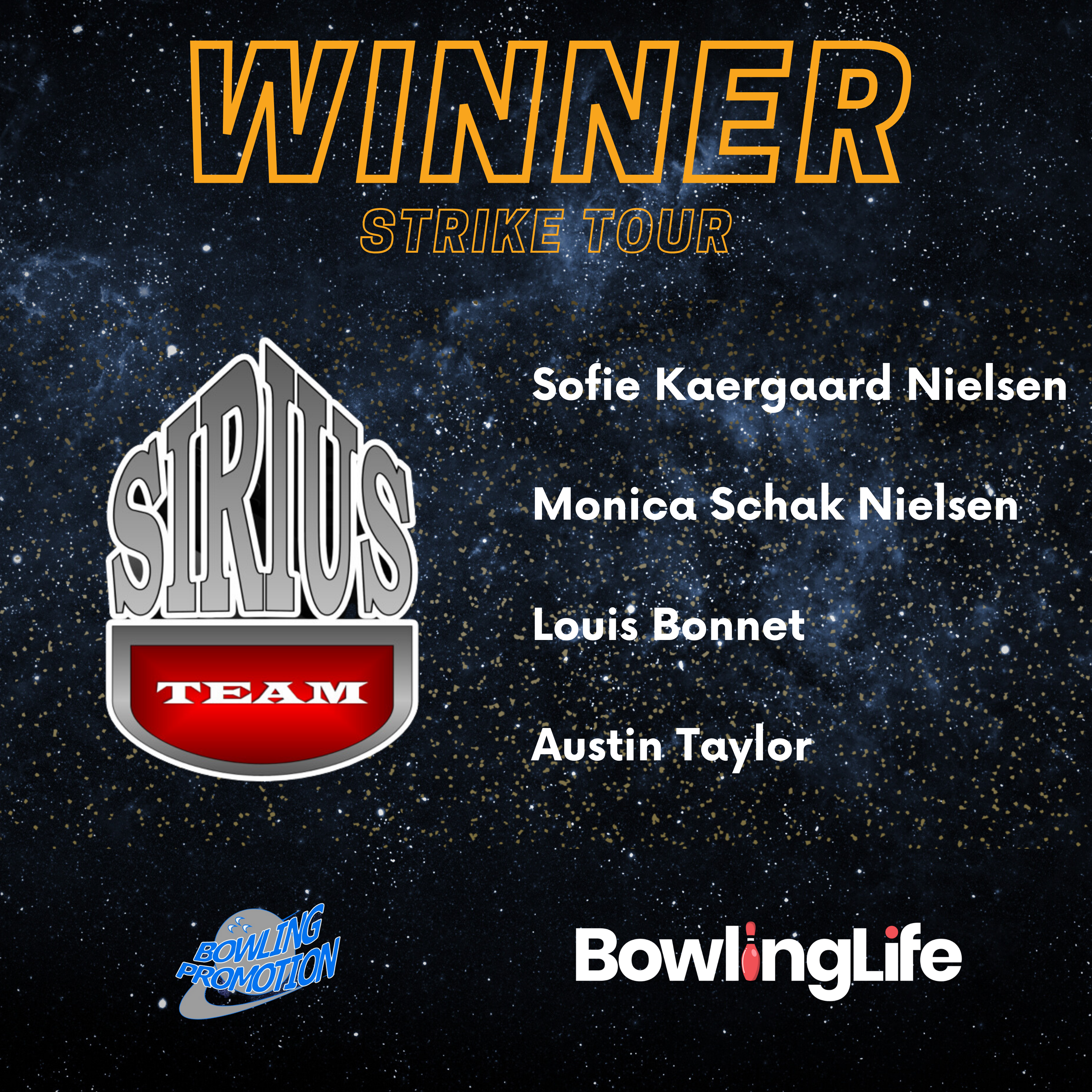 BPT Strike Tour Series winners