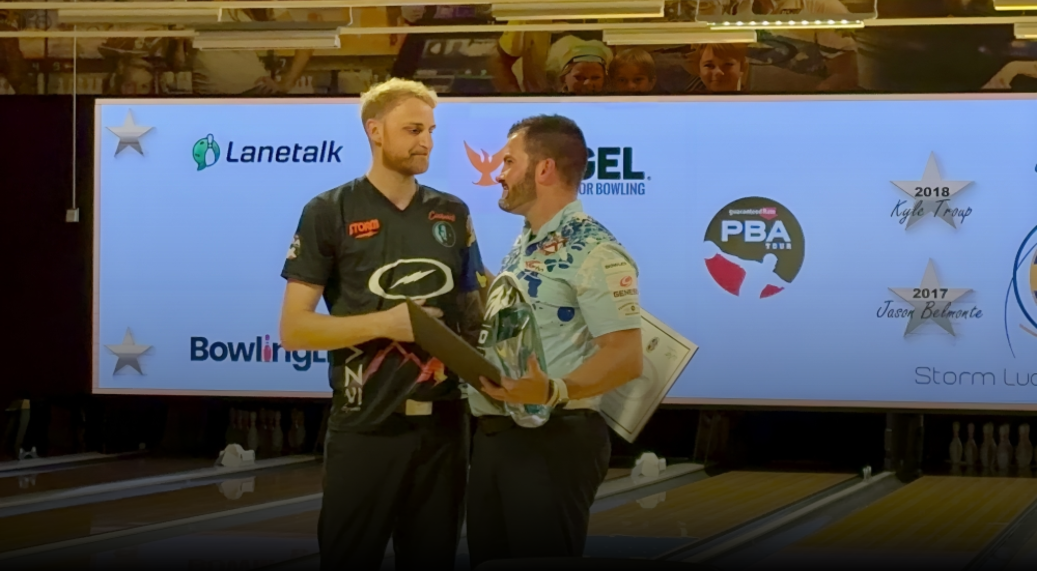 Storm Lucky Larsen Masters finalists - Jesper Svensson and AJ Johnson