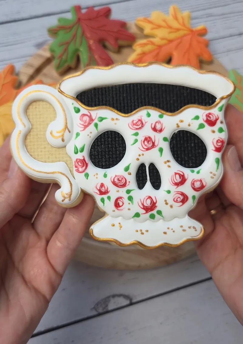 Spooky Brew decorated cookie