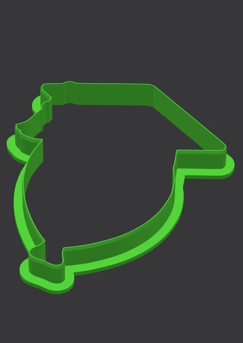 Balloon (BS) STL cookie cutter 3D preview