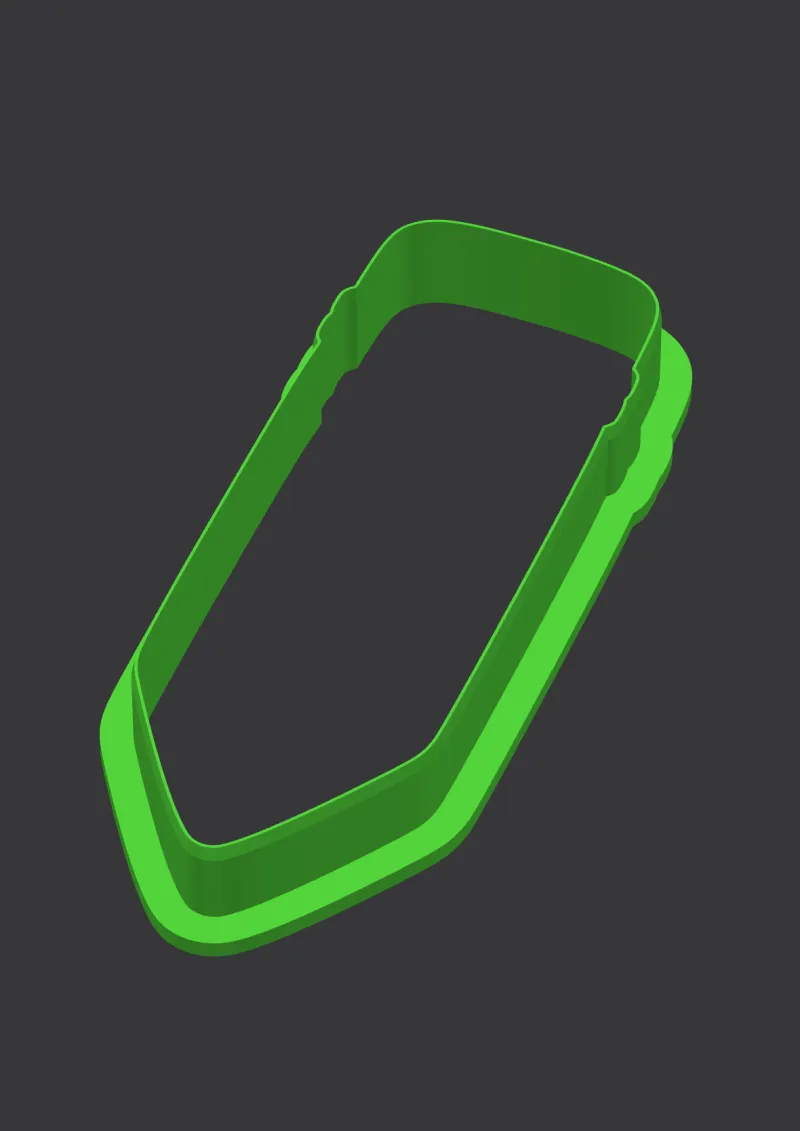 Pencil (BS) STL cookie cutter 3D preview