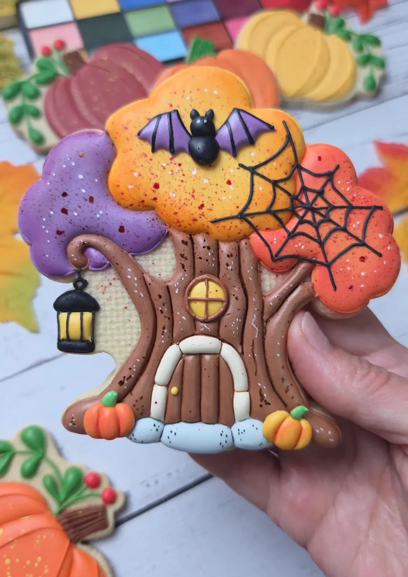Enchanted Tree decorated cookie