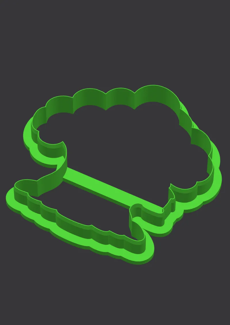 Enchanted Tree STL cookie cutter 3D preview