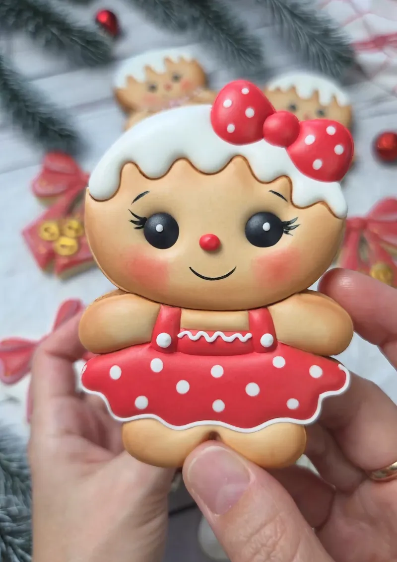 Ginger Girl decorated cookie